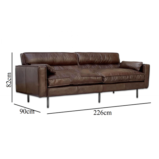 كنبة خشب زان 90×225سم- BS19