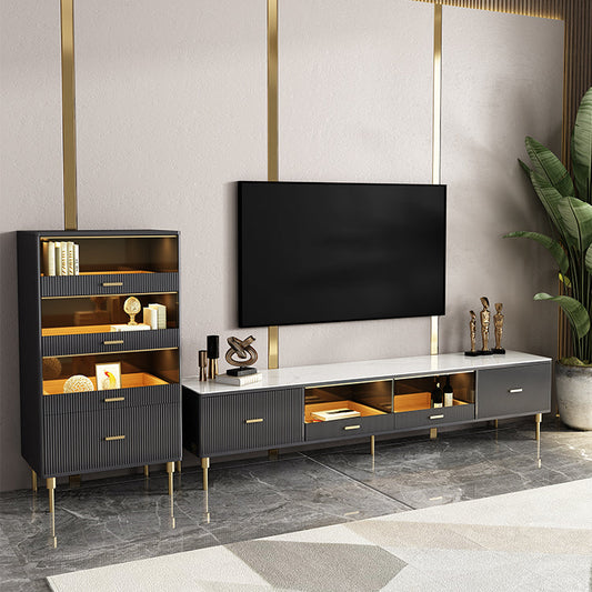 ترابيزة تليفزيون مع ترابيزة قهوة-ZS104