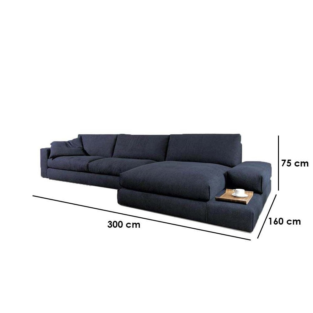 كنبة خشب زان 100×300سم-BS274
