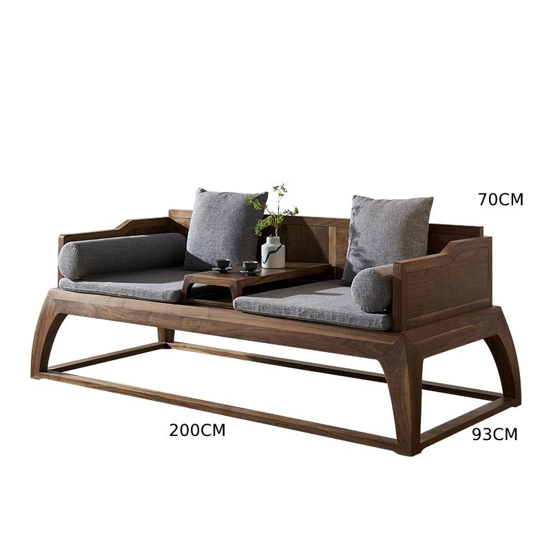 كنبه ثنائية خشبية تصميم حديث عالي الجودة-SS205