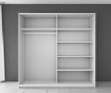 دولاب 200×160 سم- AMF03