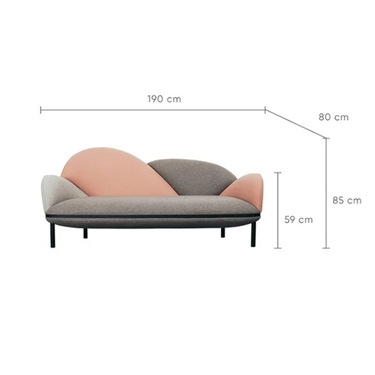 كنبة خشب زان 190×80سم-CH18