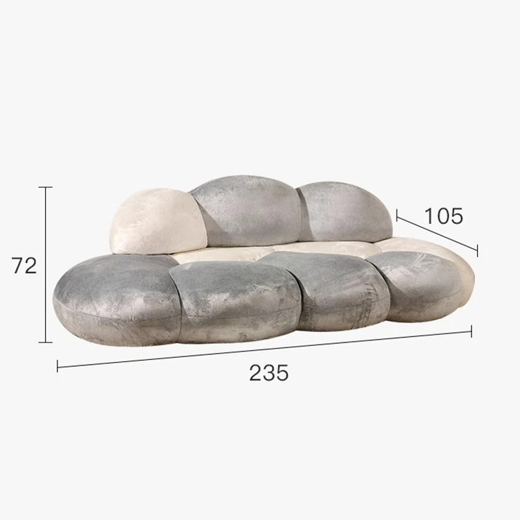 كنبة خشب زان 235×105سم - BS33