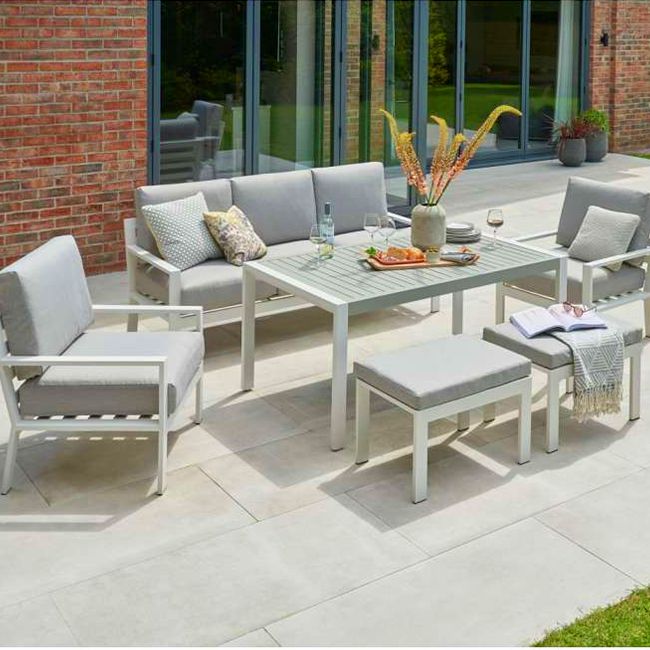 طقم خارجى كنبه 3 مقعد و2 كرسى وترابيزه و2بوف-PSH228