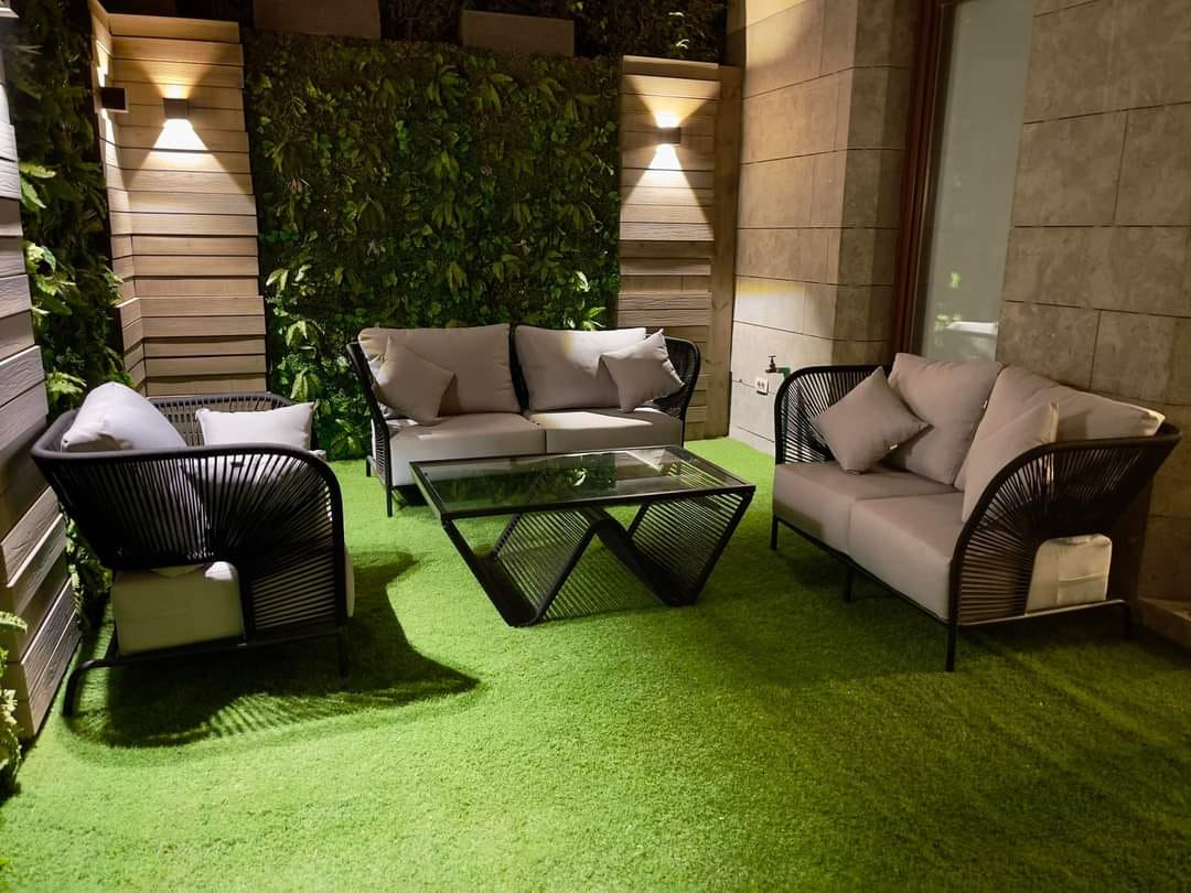 طقم خارجى كنبه 2 مقعد و2 كرسى وترابيزه-PSH240