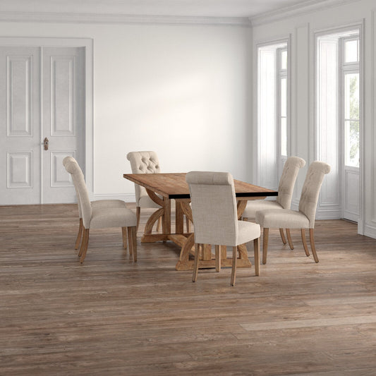 DS0031-غرفة سفرة مع 6 كرسي