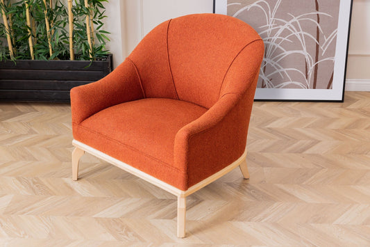 كرسي خشب زان طبيعي-CH3