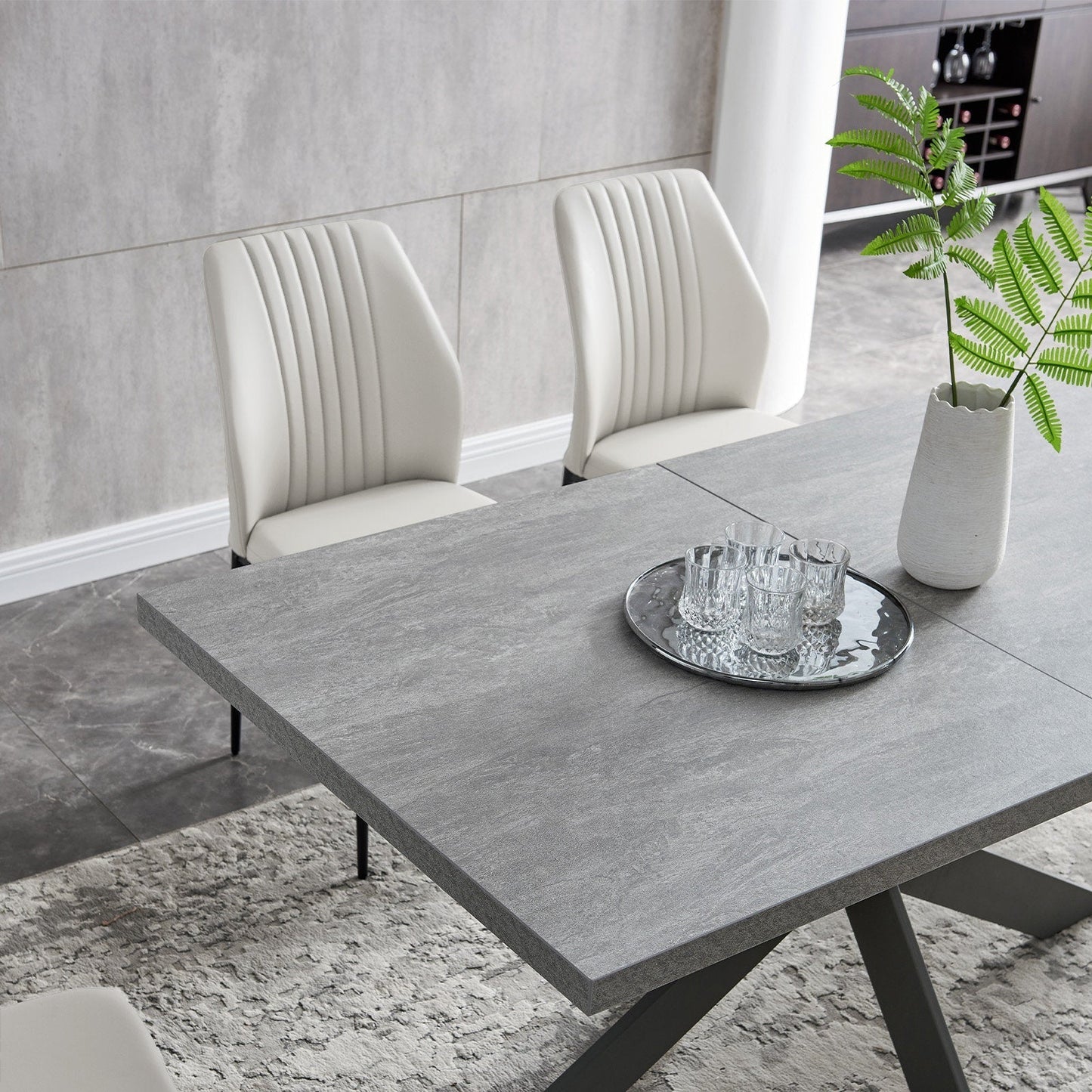 DS0023-غرفة سفرة مع 6 كرسي