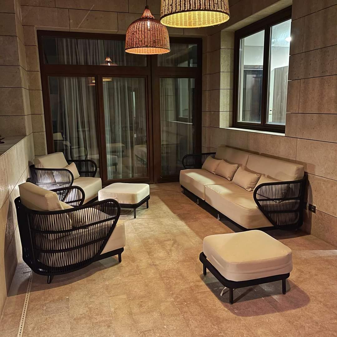 طقم خارجى كنبه 4 مقعد و2 كرسىي و2بوف-PSH241