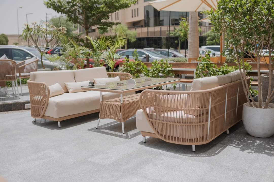 طقم خارجى 2كنبه 2 مقعد وترابيزه-PSH242