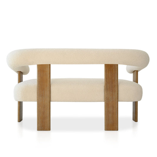 كنبة خشب زان 140×65سم- SMS73