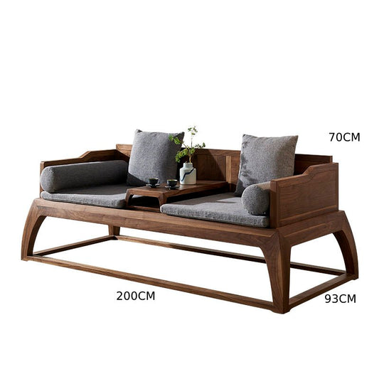 كنبه ثنائية خشبية تصميم حديث عالي الجودة-SS205