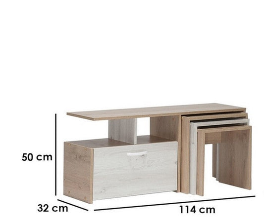 ترابيزة تلفزيون 114×50 سم-TVU082 