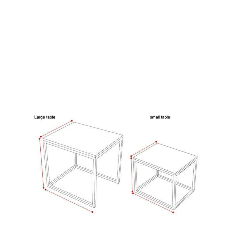 طاولة مزدوجة قهوة بتصميم مميز-CT0231