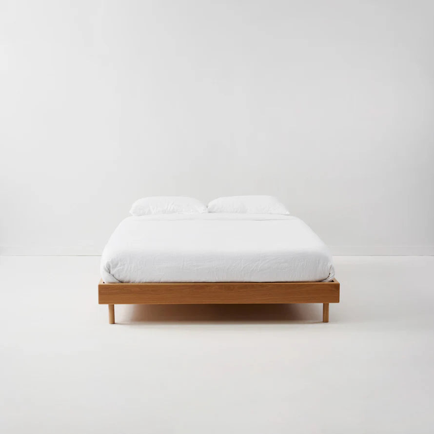 سرير خشب طبيعي - 160×200سم-BED105