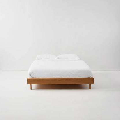 سرير خشب طبيعي - 160×200سم-BED105