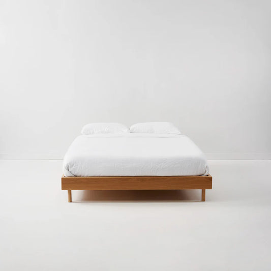 سرير خشب طبيعي - 160×200سم-BED105