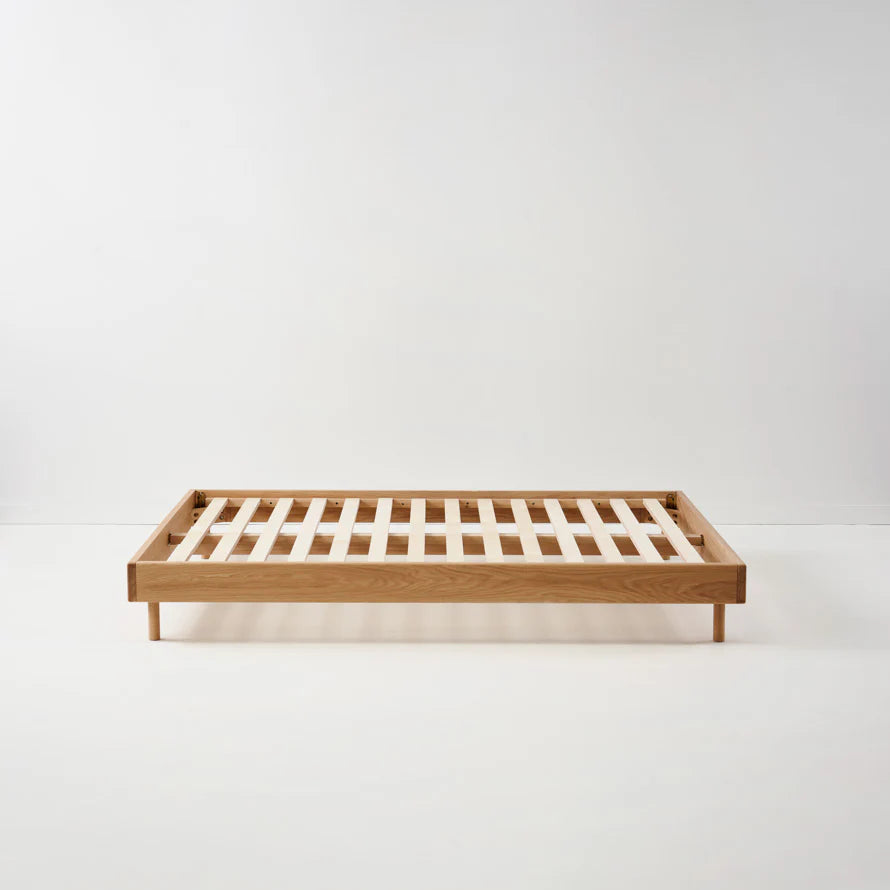 سرير خشب طبيعي - 160×200سم-BED105