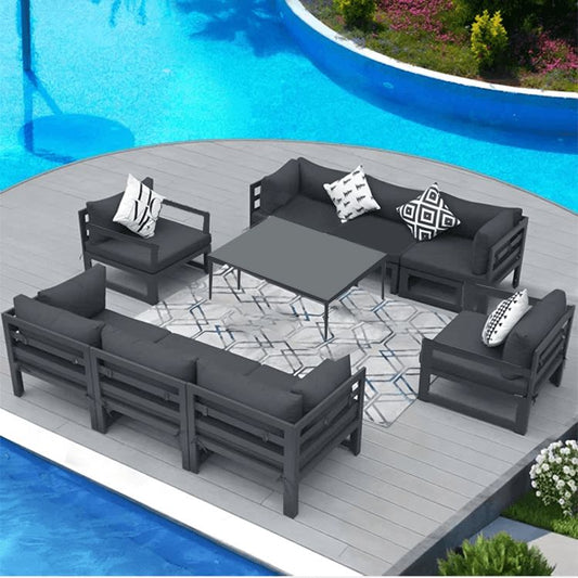 طقم خارجى 2 كنبه 3 مقعد و2 كرسى وترابيزه-PSH227