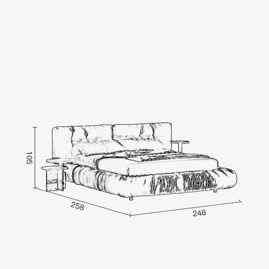 سرير - مقاسات متعددة -BD232 